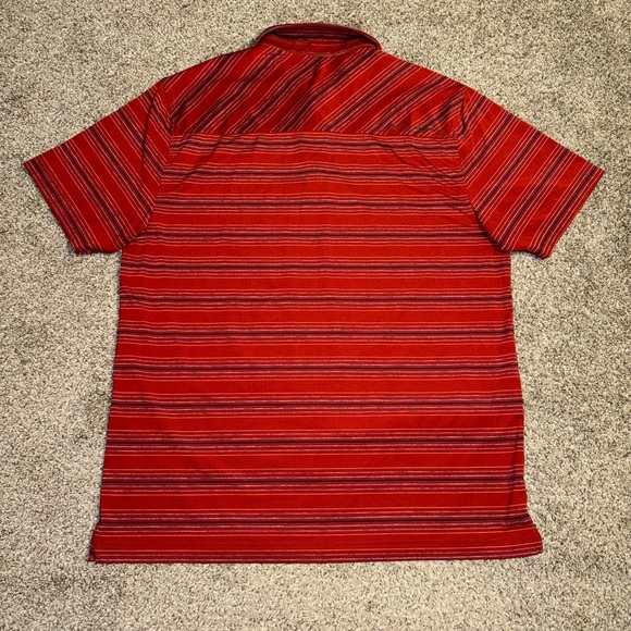 Under Armour Mens L Heat Gear Loose Performance Polo Golf Shirt Lot of 3 Striped - Picture 4 of 16